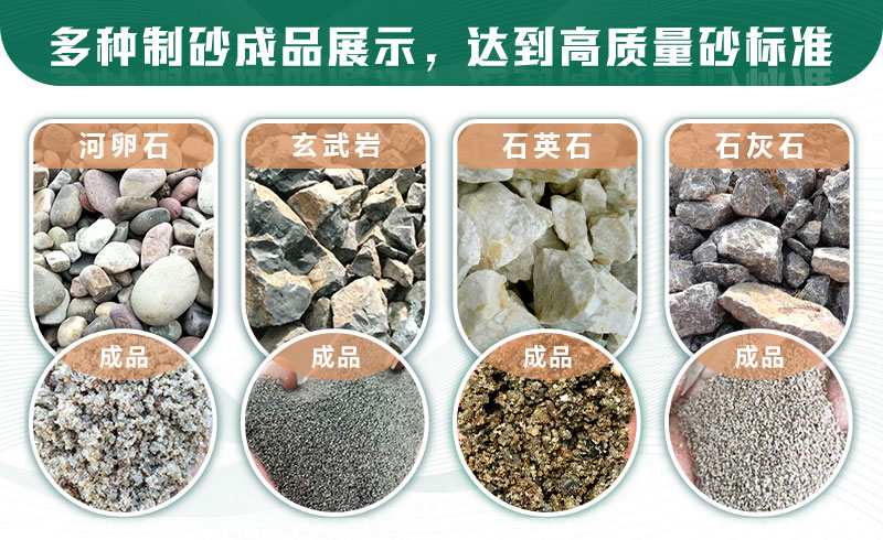 什么樣的石頭適合制砂？制沙生產(chǎn)線如何配置？