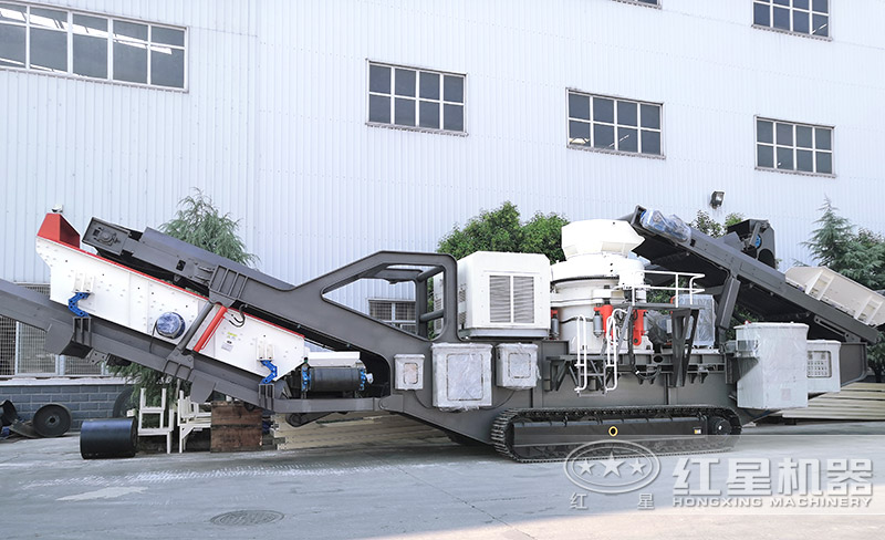 履帶圓錐破碎機(jī)，遙控移動